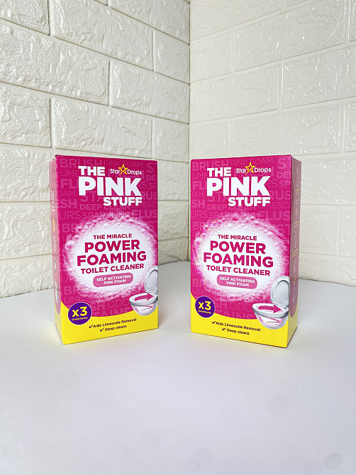 The Pink Stuff Порошок для чищення унітазу 3х100 г Гостомель - фото 1