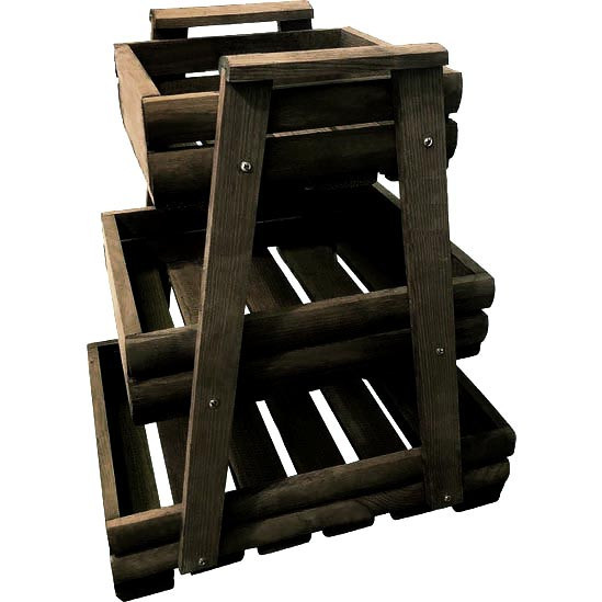 Стелаж для овочів і фруктів "Краперсі" мокко Миколаїв - фото 1