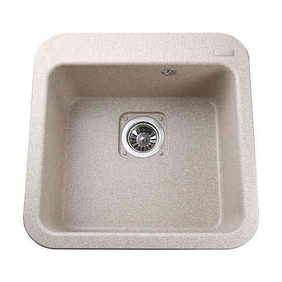 Гранитная мойка Globus Lux BARBORA миндаль 510х510мм-А0008 (000008114) Киев