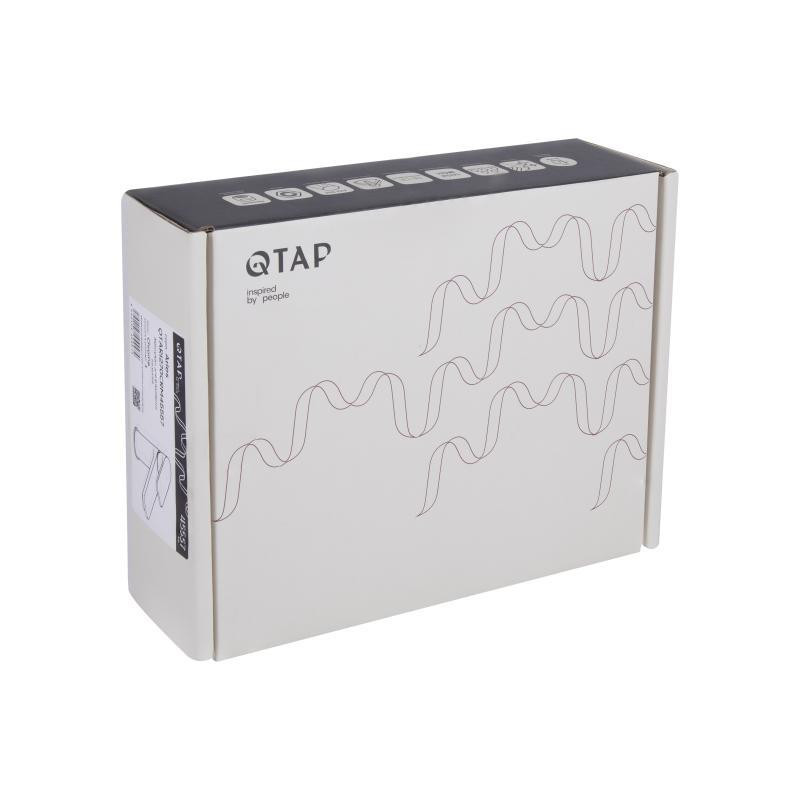 Смеситель для раковины Qtap Aries QTARI270CRM45557 (k35), однорычажный, низкий, Chrome Харьков - изображение 5