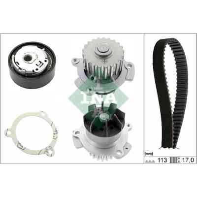 Комплект ременя ГРМ з помпой INA 5,3E+08 Вінниця
