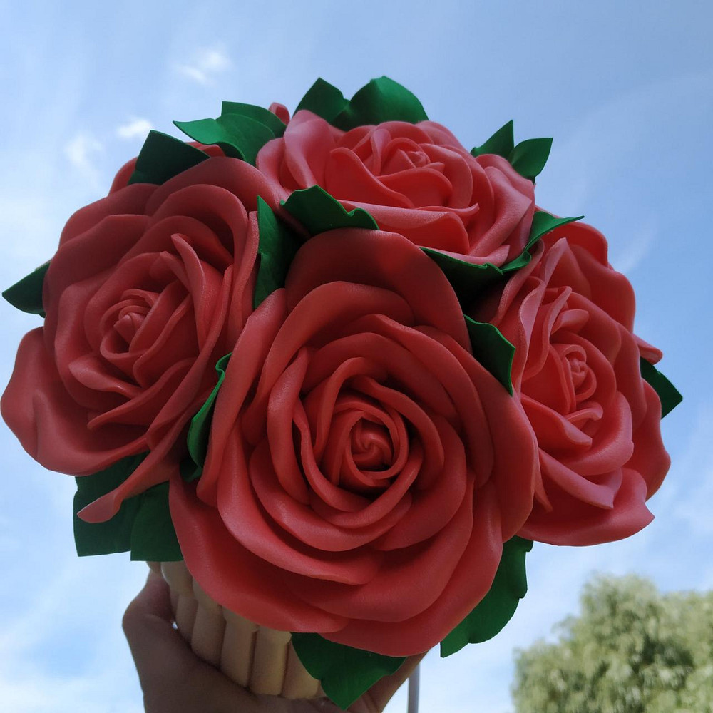 Світильник-нічник "Кошик з червоними трояндами" Дніпро - фото 7