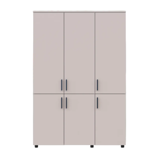 Шафа для одягу Doros Торн Кашемір 3 ДСП (полиці) 135х51.6х200 (DRS-012058) Львів