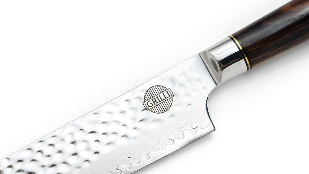 Професійний ніж із дамаської сталі Santoku 18 см GRILLI 88871 Код: 012180 Рівне - фото 12