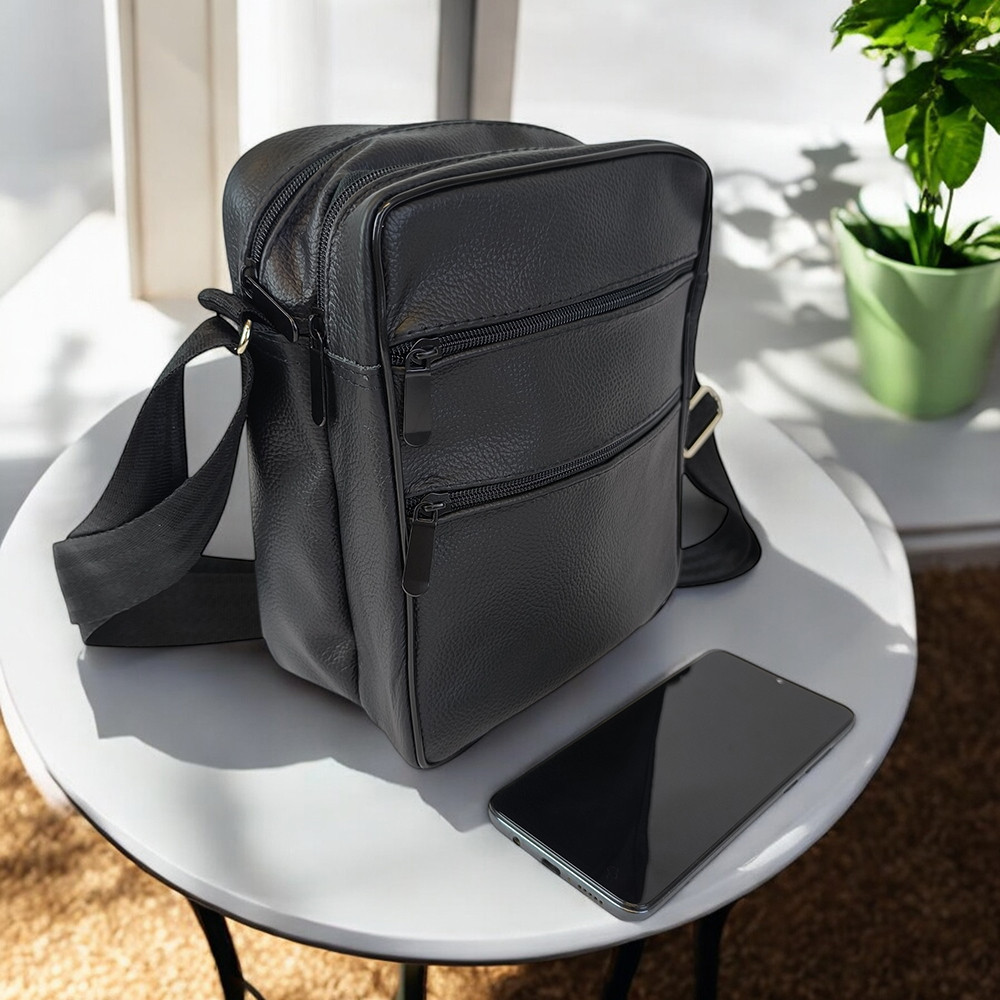 Чоловічі сумки через плече, Сумка для документів зручна, Сумочки барсетка для чоловіків IC-22 Львів - фото 8