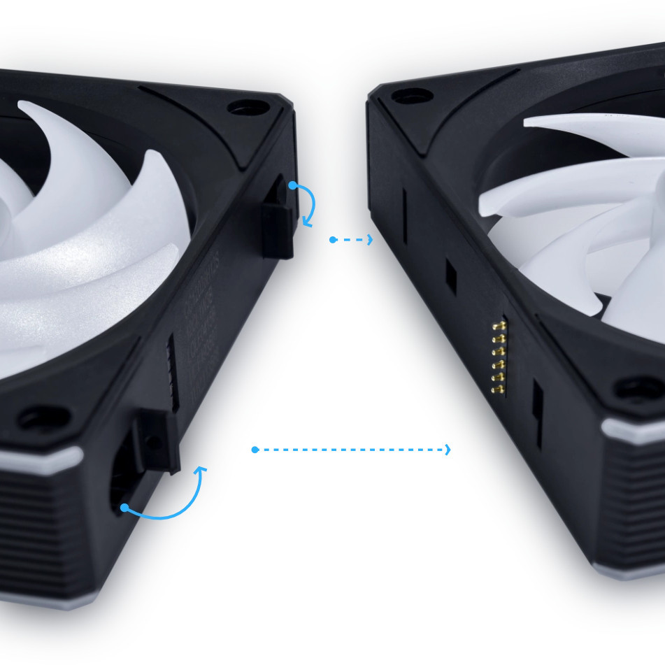 Вентилятор Lian Li Uni Fan CL Wireless 120-3 Black (G99.12CL1W3B.00) ( 17561 ) Харьков - изображение 18