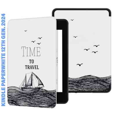 Чехол для электронной книги BeCover Smart Case Amazon Kindle Paperwhite 12th Gen. 2024 7" Time To Travel (712859) Винница