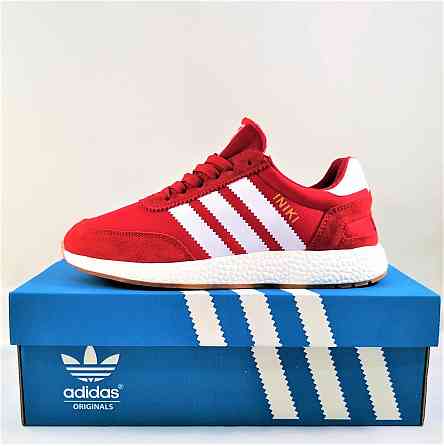 Кросівки Adidas Iniki Runner Boost Червоні жіночі Адідас (розміри: 38) Відео Огляд Дніпро