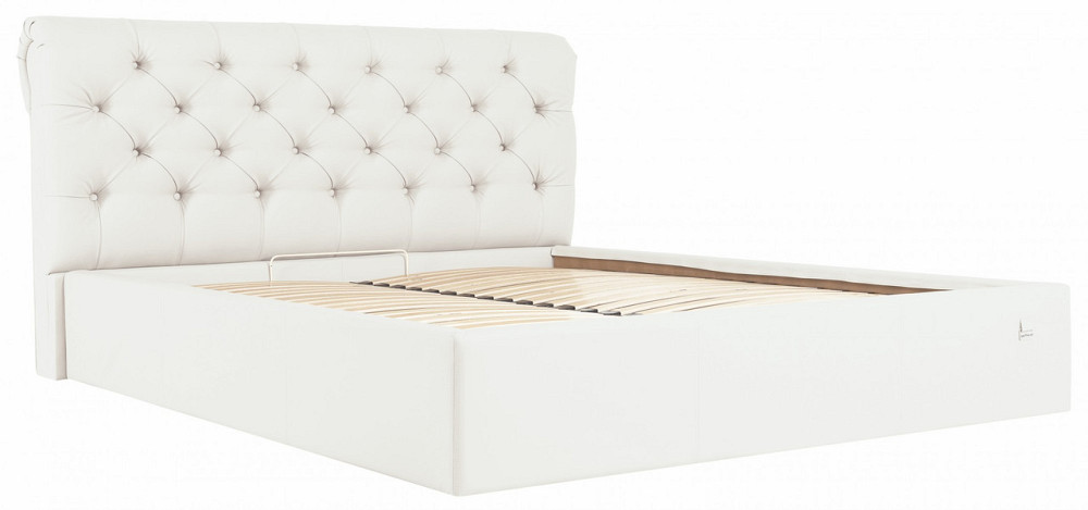 Кровать London VIP 140 х 190 см Fly 2200 С дополнительной металлической цельносварной рамой Белый Днепр - изображение 13