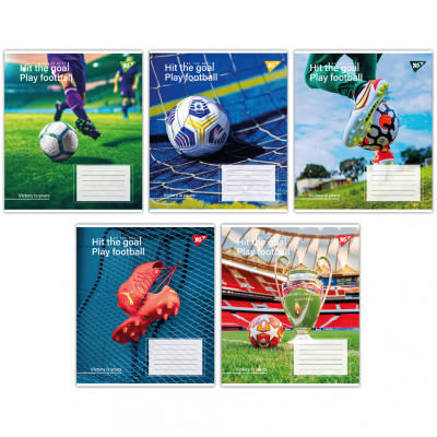 Зошит Yes Hit the goal 96 аркушів лінія (767426) Вінниця - фото 1