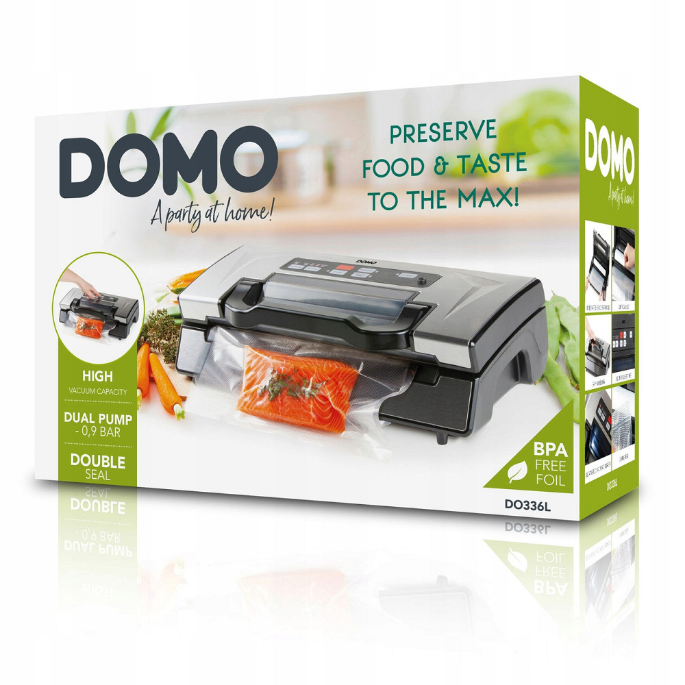 Професійний вакуумний пакувальник 20 л/хв, 0,9 бар Domo (DO336L) 130 Вт Нововолынск - изображение 10