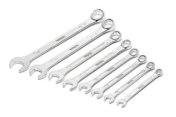 MASTERTOOL Ключі комбіновані MASTERTOOL MATT FINISH набір 8 шт (8/9/10/11/13/14/17/19 мм) CrV s Київ