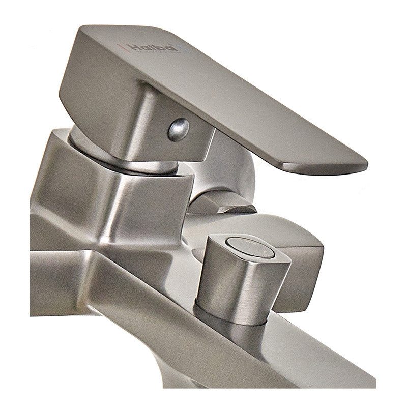 Змішувач для ванної Haiba Kubus 009 Euro Graphite (HB4007) Харків - фото 2