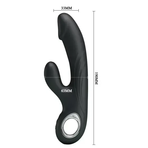 Вибратор PRETTY LOVE SELENE, USB, BLACK, 7 function Sex Aura Киев