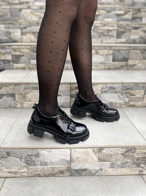 Sothby 's Туфлі жіночі Sothby 's M-832 чорні (весна-осінь, шкіра лакована) (4332) Коломыя - изображение 5