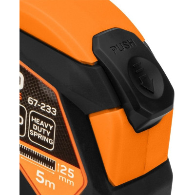 Рулетка Neo Tools 5мx25мм, с фиксатором сматывания, магнит (67-233) Винница - изображение 6