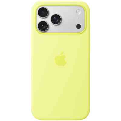 Чохол до мобільного телефона Apple iPhone 17 Pro Max Silicone with MagSafe - Neon Yellow Model A3560 (MGFM4ZM/A) Вінниця