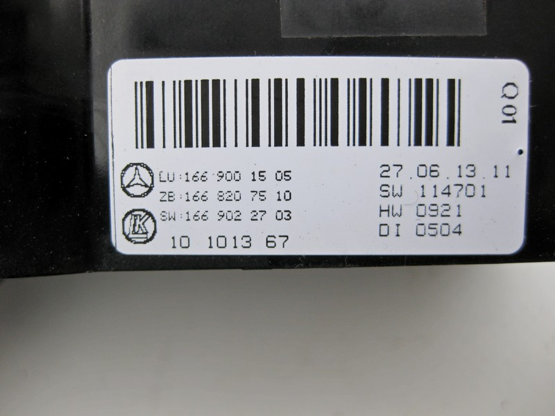 Mercedes-Benz  A1669001505 Задній блок керування кліматом ML GLE W166 C292 GL GLS X166 Одесса - изображение 3