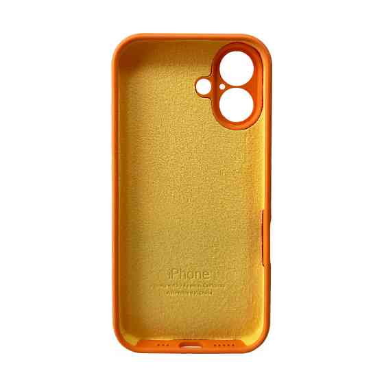 Чохол для смартфона Silicone Full Case AA Camera Protect for Apple iPhone 16 34,Papaya Київ