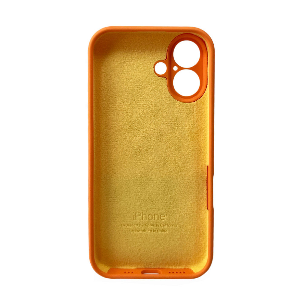 Чохол для смартфона Silicone Full Case AA Camera Protect for Apple iPhone 16 34,Papaya Київ - фото 3