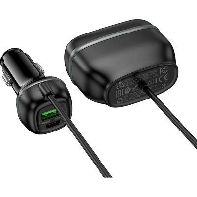 Зарядное устройство HOCO HOCO Z59 Rank 48W dual port USB-C PD30W + USB QC3.0 Black (6942007641500) Винница - изображение 5