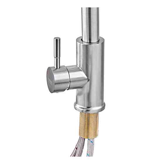 Кухонний змішувач Armata SUS-014-B з висувною лійкою з нержавіючої сталі (CH6488) Харків