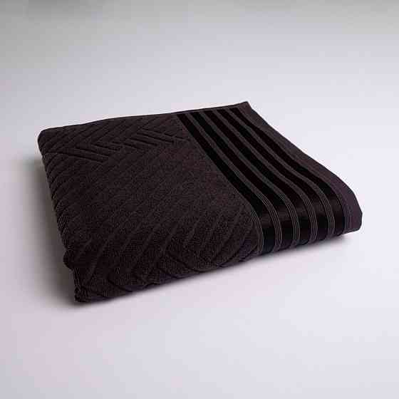 Набор махровых полотенец SOFT 3шт GM Textile 40х70см, 50х90см, 70х140см 500г/м2 (Шоколадный) Сумы