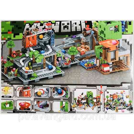 Конструктор Minecraft велика шахта Крипера 1019 деталей з кульками та LED LLB1105 Хмельницький