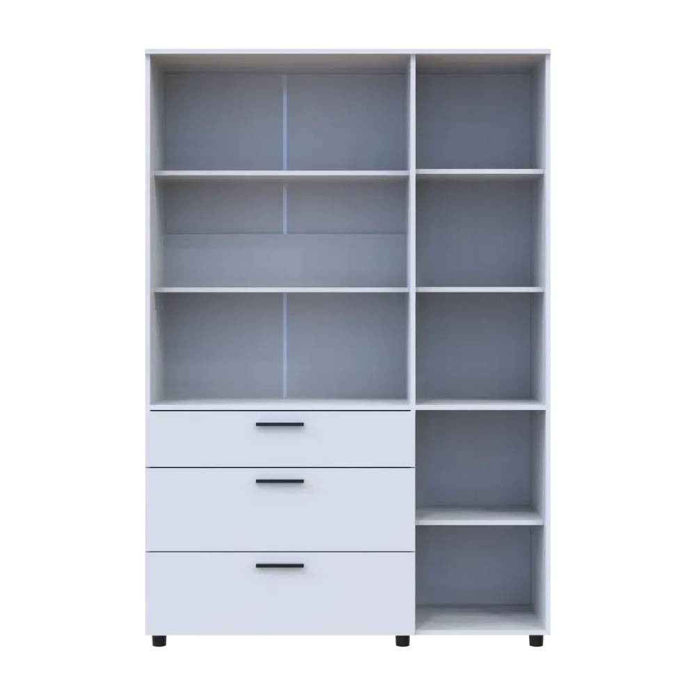 Шафа для одягу Doros Торн Білий 3 ДСП/3Ш (полиці) 135х51.6х200 (DRS-012056) Львів - фото 5