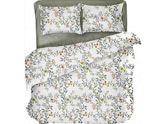 Комплект постільної білизни 1,5-х сп надрукована (50*70 - 1шт) GARDEN BLISS поплін ТМ DAISY Київ
