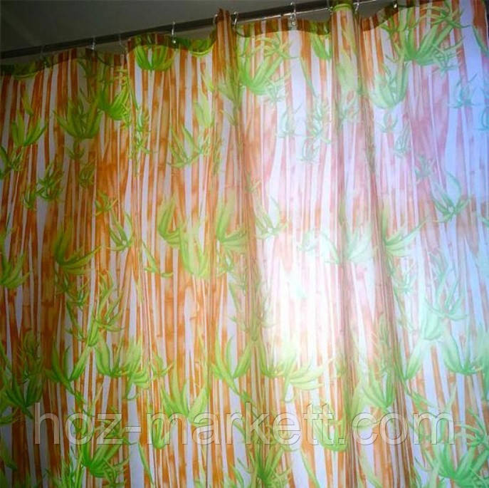Штора в ванную тканевая Миранда бамбук бежевый 180 х 200 см Харьков - изображение 3