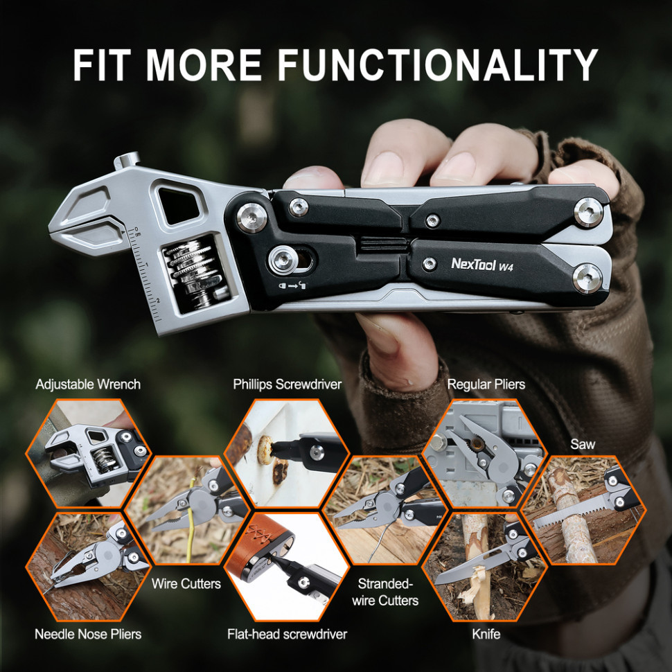 Мультитул NexTool Wrench W4 Рівне - фото 8