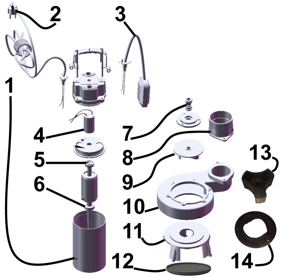 Насос фекальный с режущим механизмом Optima WQ15-15QG 1,5кВт (000005658) Киев - изображение 4