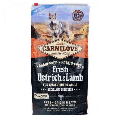 Корм сухий Carnilove Fresh Ostrich and Lamb for Small Breed Dogs для дорослих собак дрібних порід зі страусом та бараниною 6 Київ