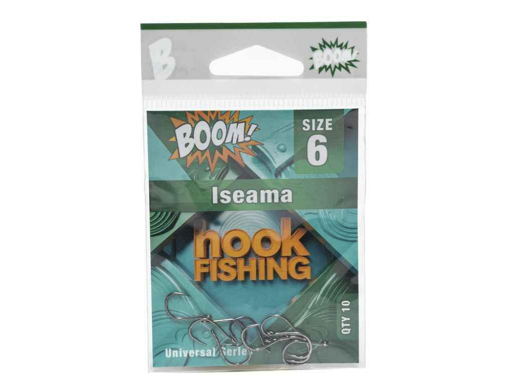 Крючок для мирной рыбы Iseama No6 (10 шт/уп) (BN) ТМ BOOM Киев - изображение 1