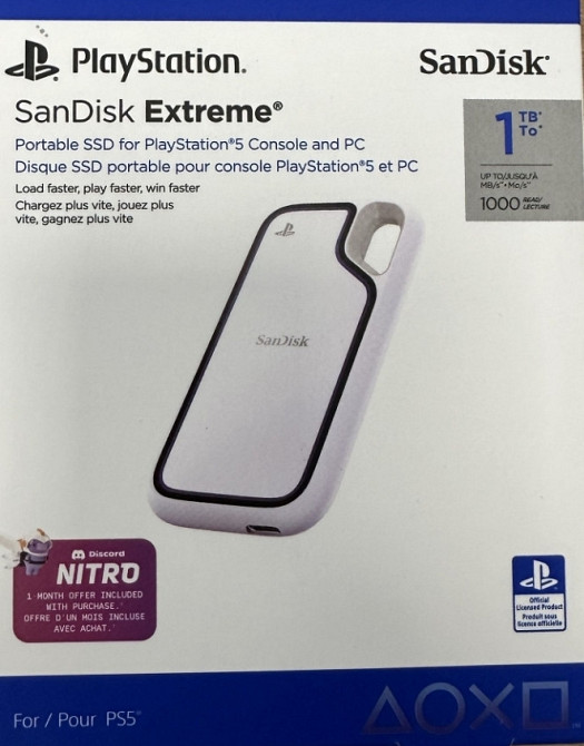 SanDisk Extreme SSD for PlayStation 5 1 TB (SDSSDE62P-1T00-G25) Київ - фото 2