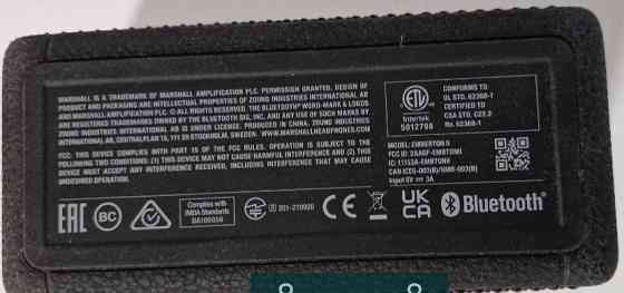 Bluetooth Колонка Marshall Emberton II Black & Brass.Оригінал Київ