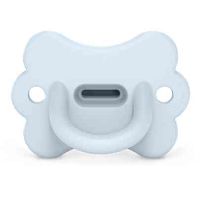 Пустушка Suavinex Colour Essence фізіологічна у формі метелика, 0-6 місяців, блакитна (308912) Вінниця