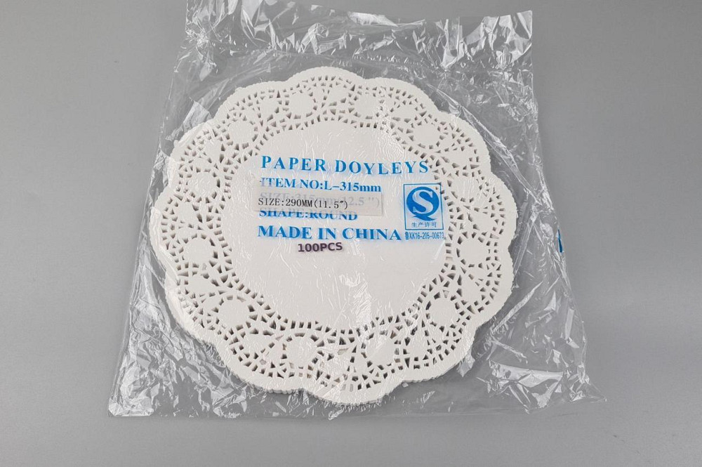 Салфетка ажурная Ф29 (100шт) Бежевая (1 пачка) Харьков - изображение 1