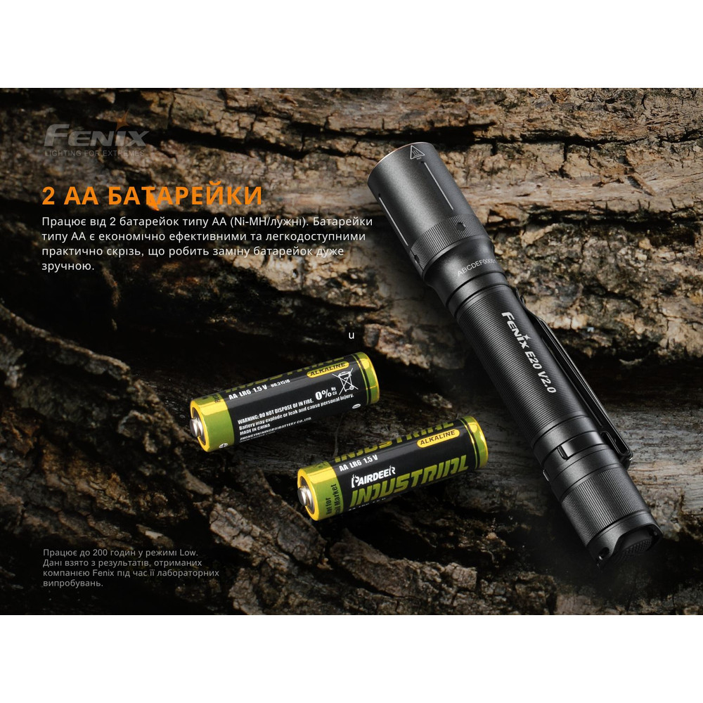 Ліхтар ручний Fenix E20 V2.0 Київ - фото 10