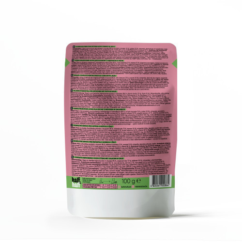 Корм влажный Half&Half для котят, кусочки с индейкой в желе в форме пауча, 100 г Киев - изображение 2