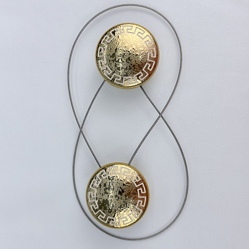 Магниты для штор и гардин Афина 2 шт Золотистый (81-268) Киев - изображение 7