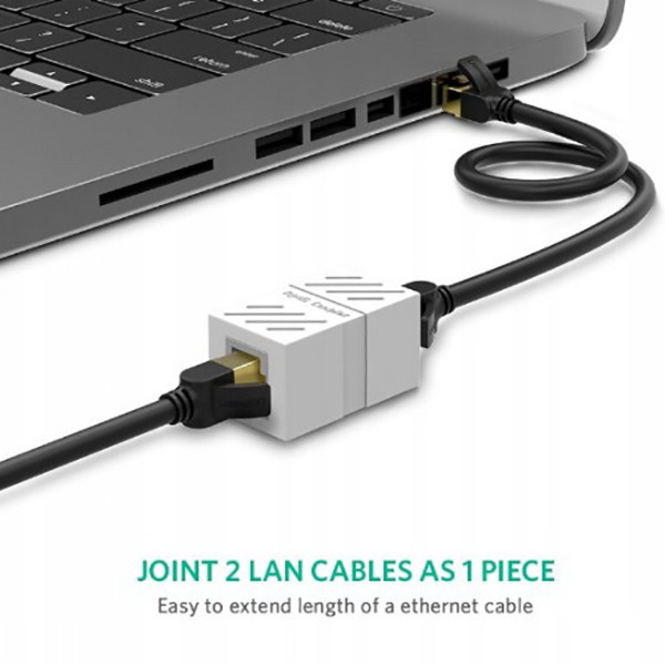 Соединитель витой пары RJ45 Ugreen NW114 20311 (Белый) Николаев - изображение 4