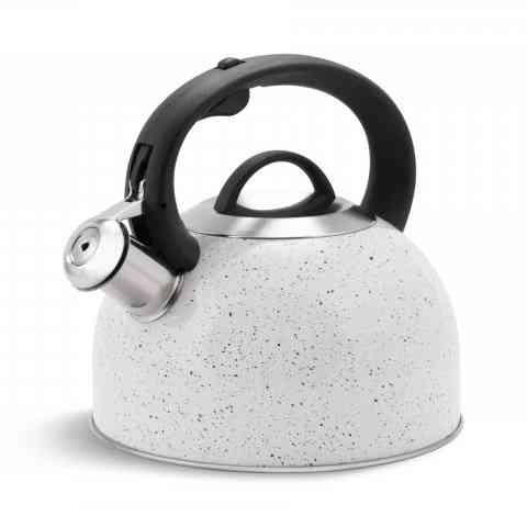 Кухонний чайник газовий Edenberg, Функціональний чайник зі сталі зі свистком Гарний для плит UN-91 Львів