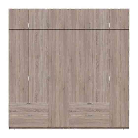 Шкаф для одежды Doros Лукас Дуб сонома 3+3 ДСП 240х50х240 DRS-011703 (42005107) Львов