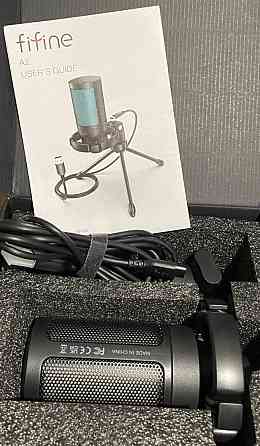 Игровой конденсаторный микрофон FIFINE Ampligame A2 с RGB подсветкой. Киев