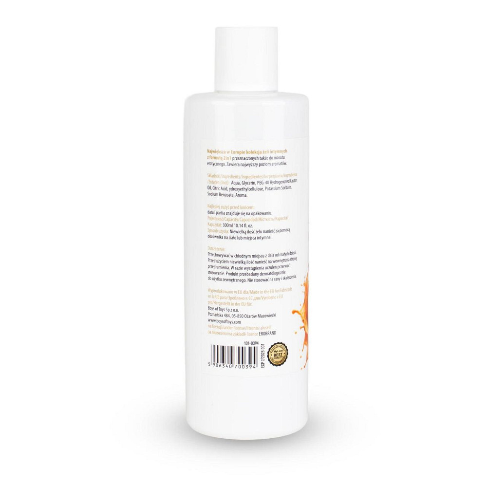2в1 лубрикант та масажний гель - MyLove Aroma Series Intim&Massage Orange, 300 мл Sex Aura Київ - фото 6