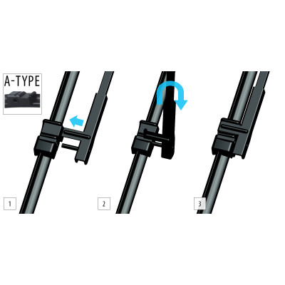 Щітка склоочисника OXIMO 600+475 мм (WA400525) Вінниця - фото 2
