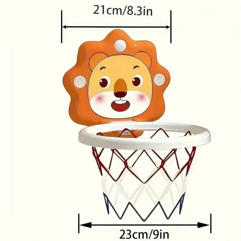 Детский подвесной мини-баскетбольный набор 24х12см Коломыя - изображение 5