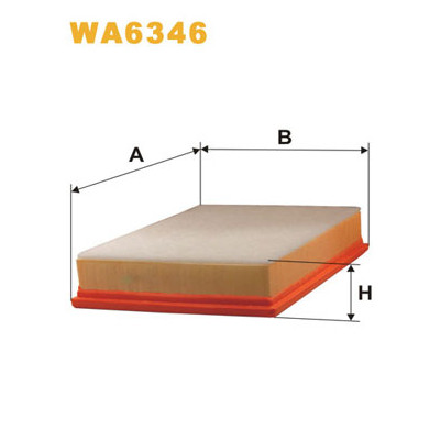 Воздушный фильтр для автомобиля Wixfiltron WA6346 Винница - изображение 1